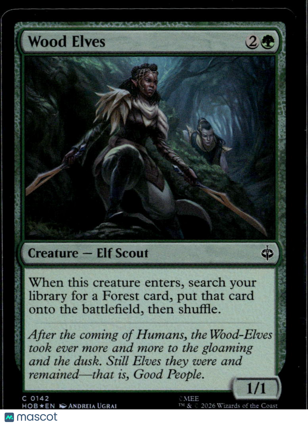 Wood Elves The Lord of the Rings: The Hobbit, Magic the Gathering
