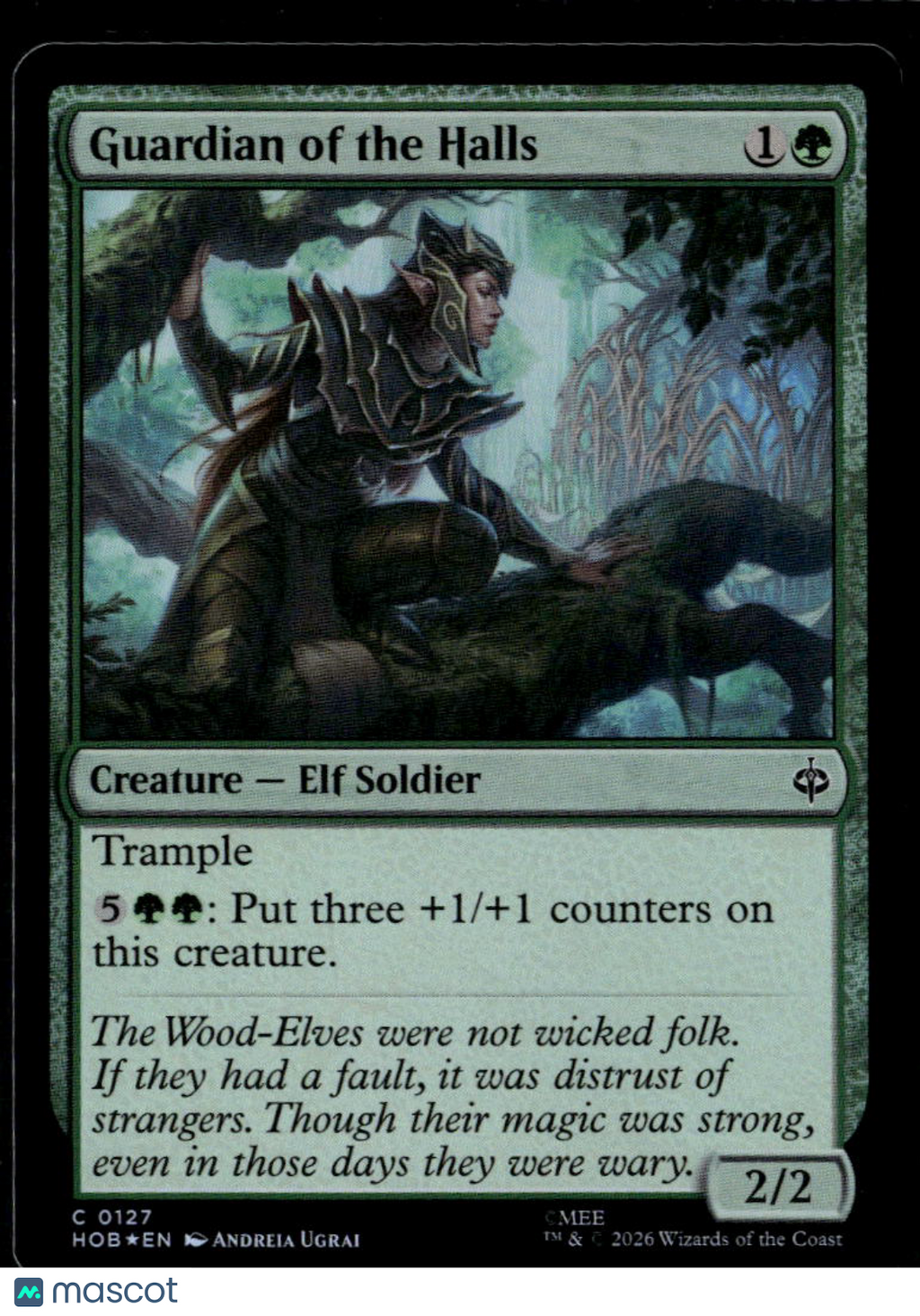 Guardian of the Halls The Lord of the Rings: The Hobbit, Magic the Gathering
