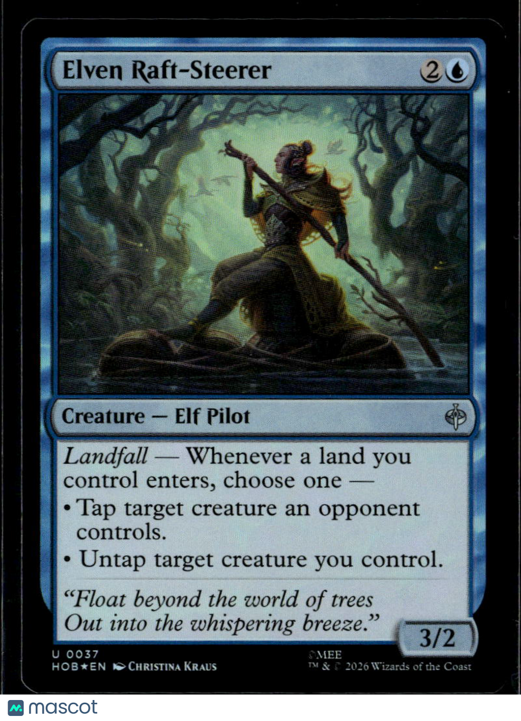 Elven Raft-Steerer The Lord of the Rings: The Hobbit, Magic the Gathering