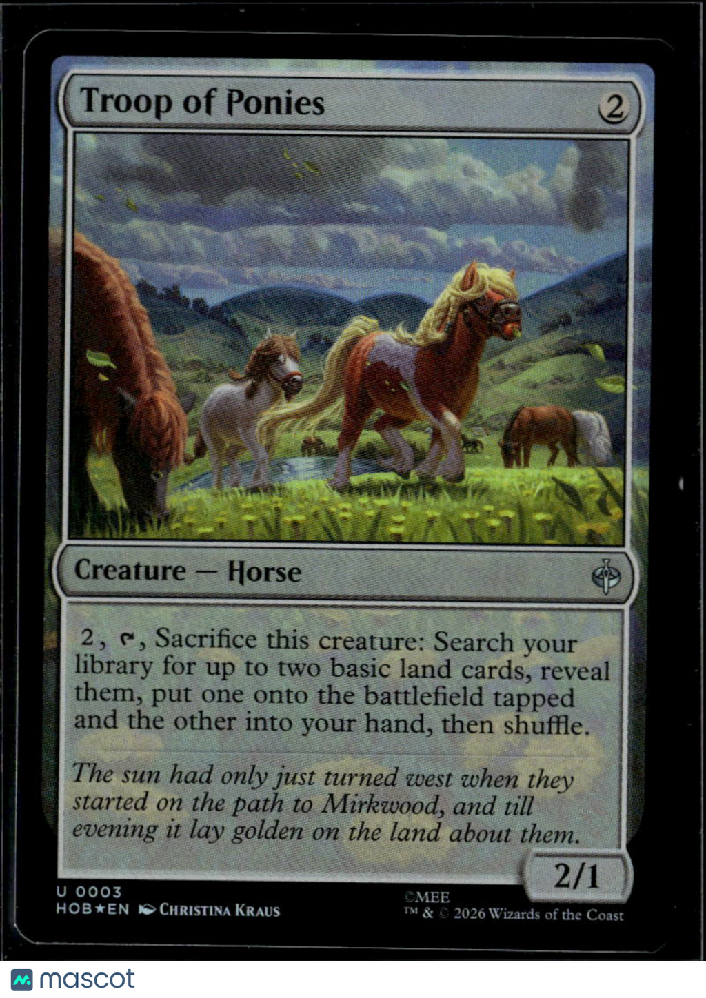 Troop of Ponies The Lord of the Rings: Tales of Middle-earth