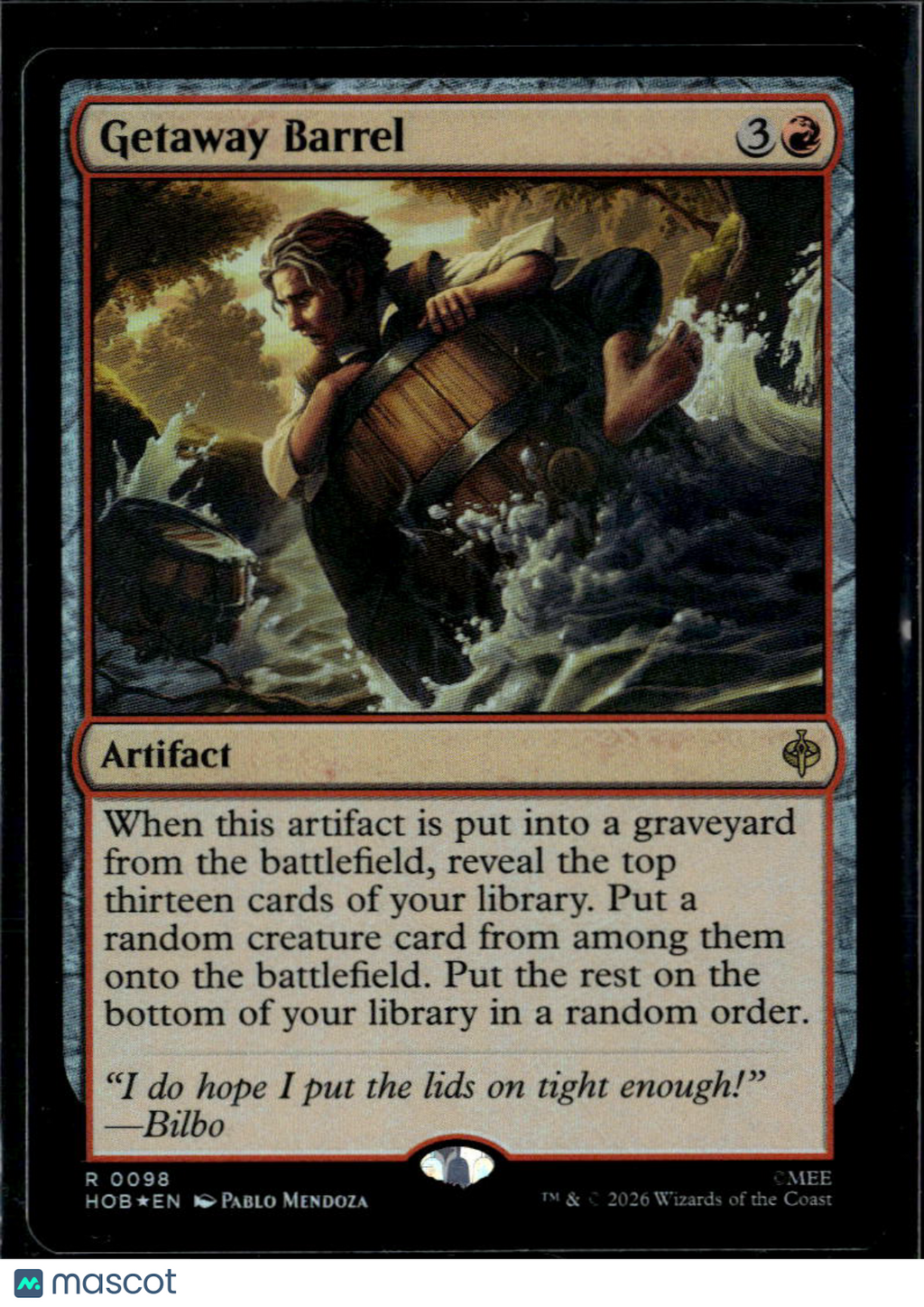 Getaway Barrel The Lord of the Rings: The Hobbit, Magic the Gathering