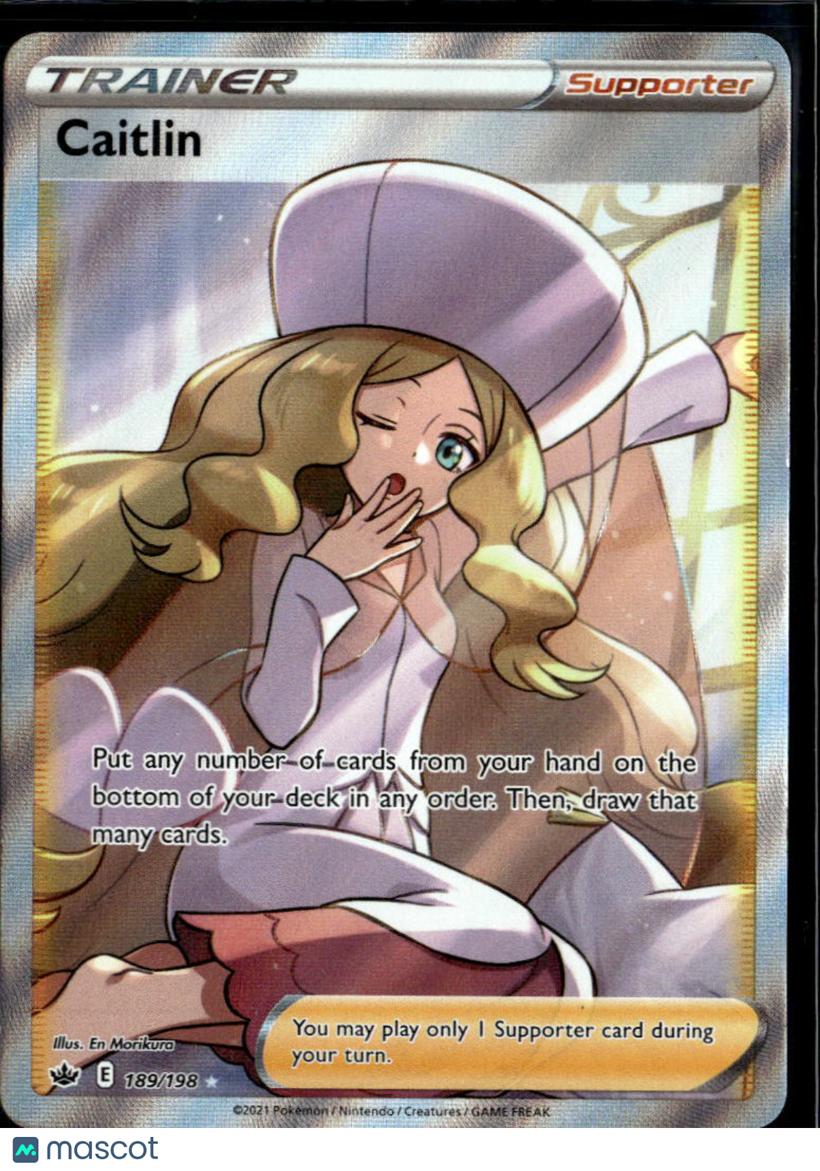 Caitlin 2021 Chilling Reign Holo Ultra Rare FA #189/198