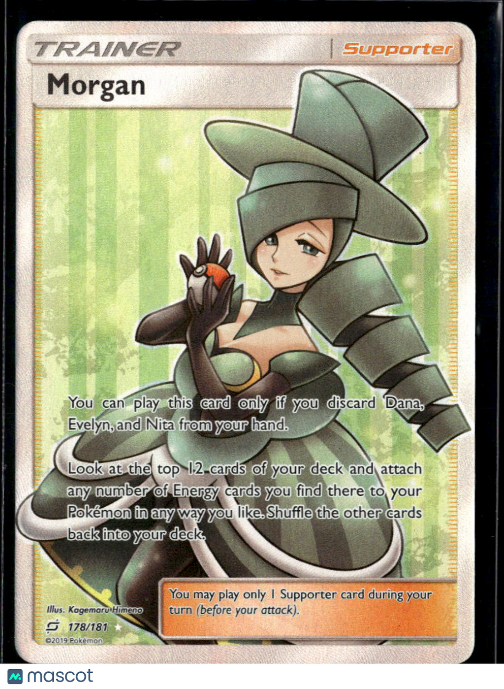 Morgan 2019 Team Up Holo Rare FA #178/181