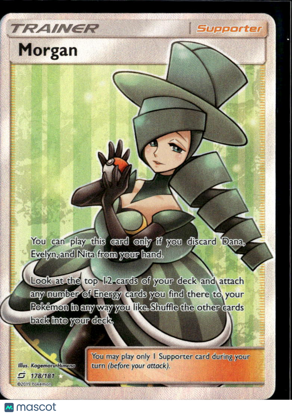 Morgan 2019 Team Up Holo Rare FA #178/181