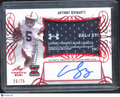 Anthony Schwartz 2021 Leaf Trinity Auto Autograph Laundry Tag RC Auburn 20/25