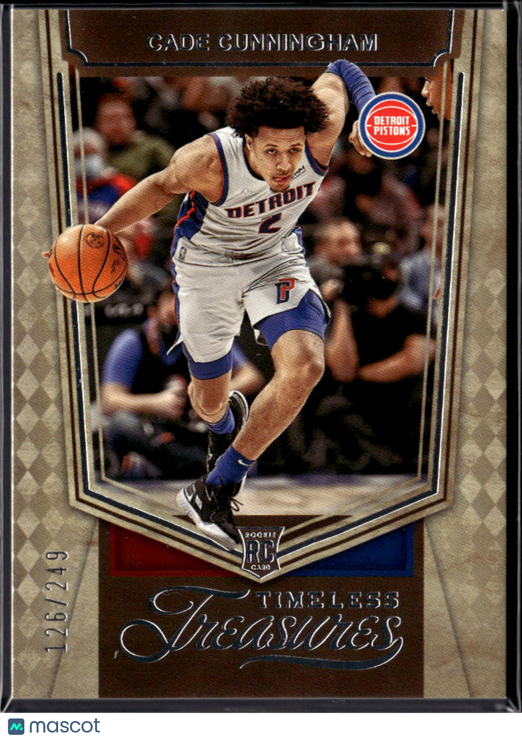 Cade Cunningham 2021-22 Timeless Treasures Rookie RC 126/249 Detroit Pistons
