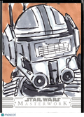 Tech 2025 Topps Star Wars Masterwork Bad Batch Rico Deza Autograph 1/1 Sketch