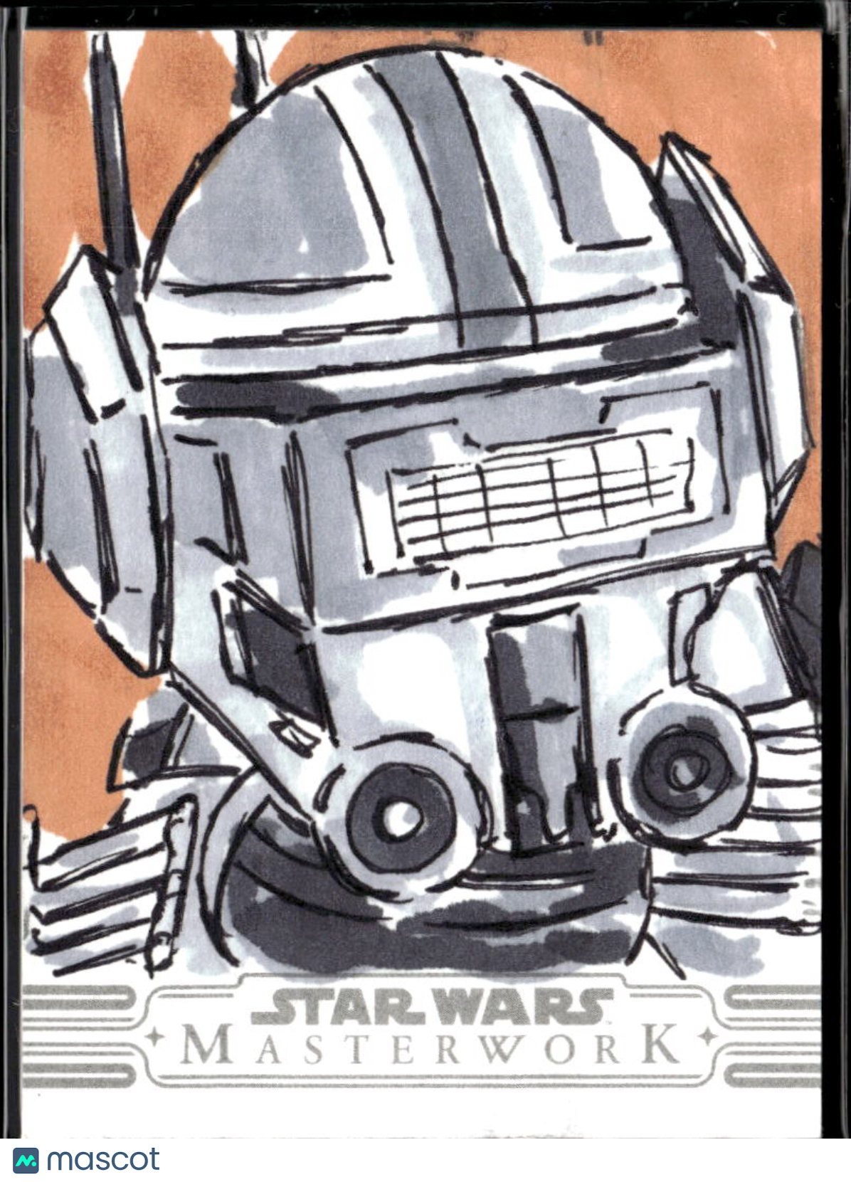 Tech 2025 Topps Star Wars Masterwork Bad Batch Rico Deza Autograph 1/1 Sketch