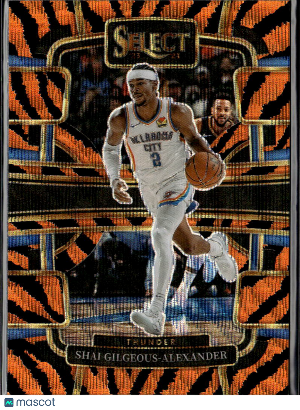 Shai Gilgeous-Alexander 2023-24 Select Tiger Prizm SSP Oklahoma City Thunder