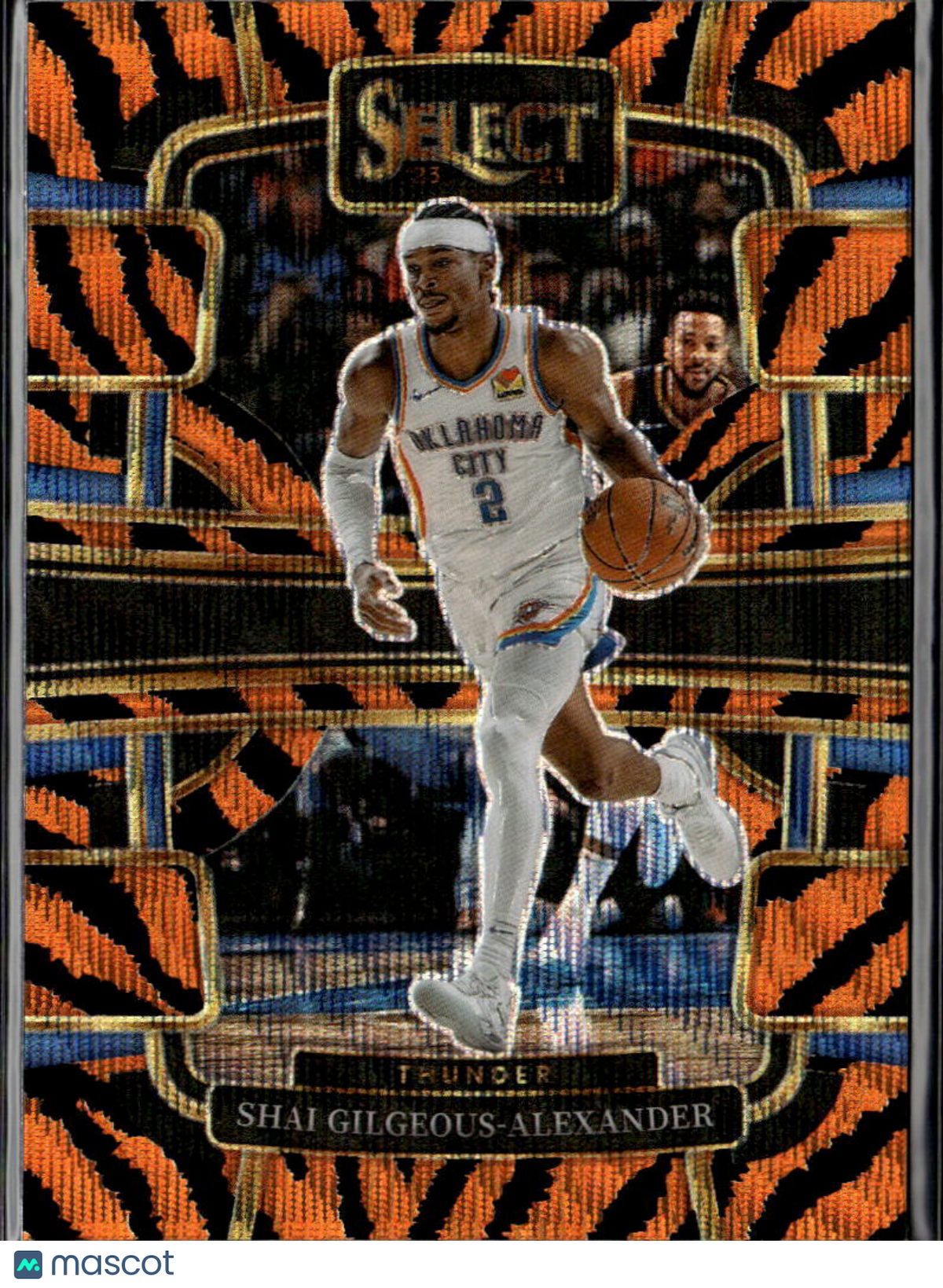Shai Gilgeous-Alexander 2023-24 Select Tiger Prizm SSP Oklahoma City Thunder