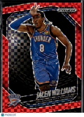 Jalen Williams 2024-25 Prizm Black Red Power 50/75 Oklahoma City Thunder