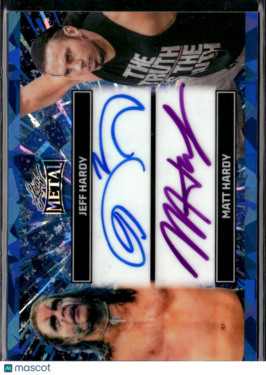 Jeff Hardy / Matt Hardy 2026 Leaf Metal WWE Dual Auto Autograph 8/10