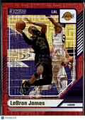 LeBron James 2024-25 Donruss Red Parallel 60/99 Los Angeles Lakers