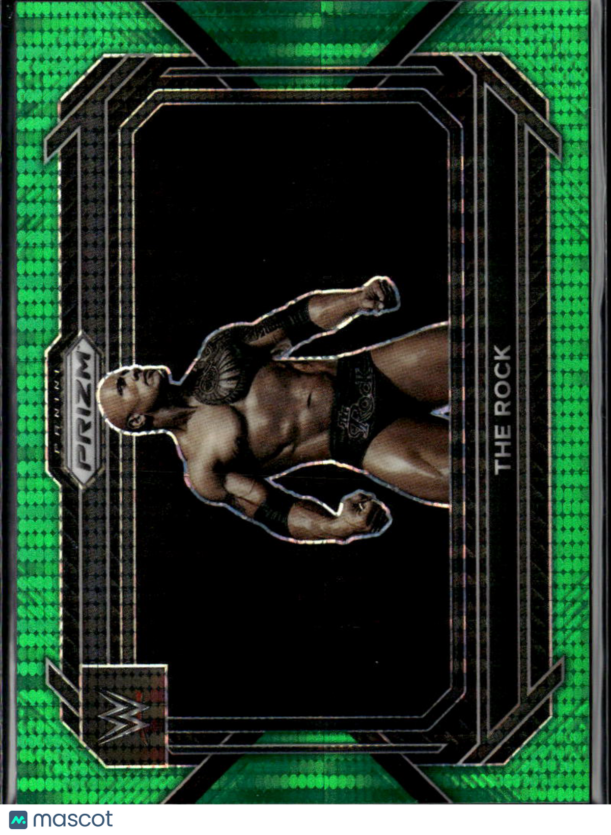 The Rock 2023 Prizm WWE Green Pulsar Prizm Wrestling 16/25 #41
