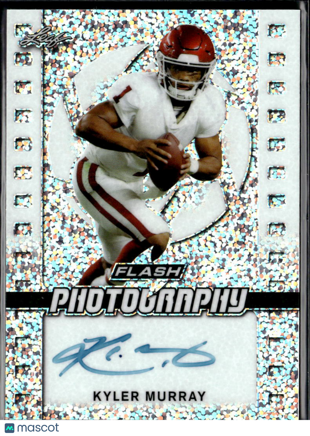 Kyler Murray 2019 Leaf Flash Photography Auto Autograph RC Sooners Vikings