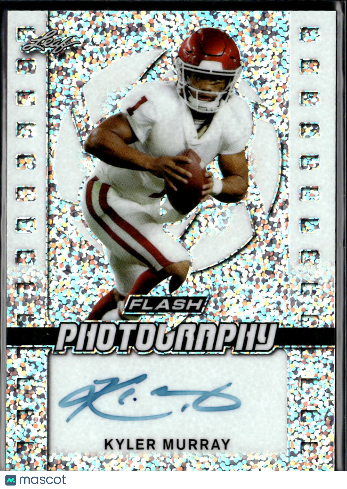 Kyler Murray 2019 Leaf Flash Photography Auto Autograph RC Sooners Vikings
