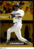 Jose Canseco 2024 Topps Stadium Club GOLD Foil SSP Oakland Athletics