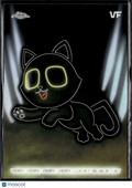 Very, Very, Very, Very Lucky Black Cat 2026 Topps Chrome VeeFriends Neon #NE-7
