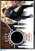 Tarik Skubal 2026 Topps City Connect Game Worn Jersey Patch Detroit Tigers