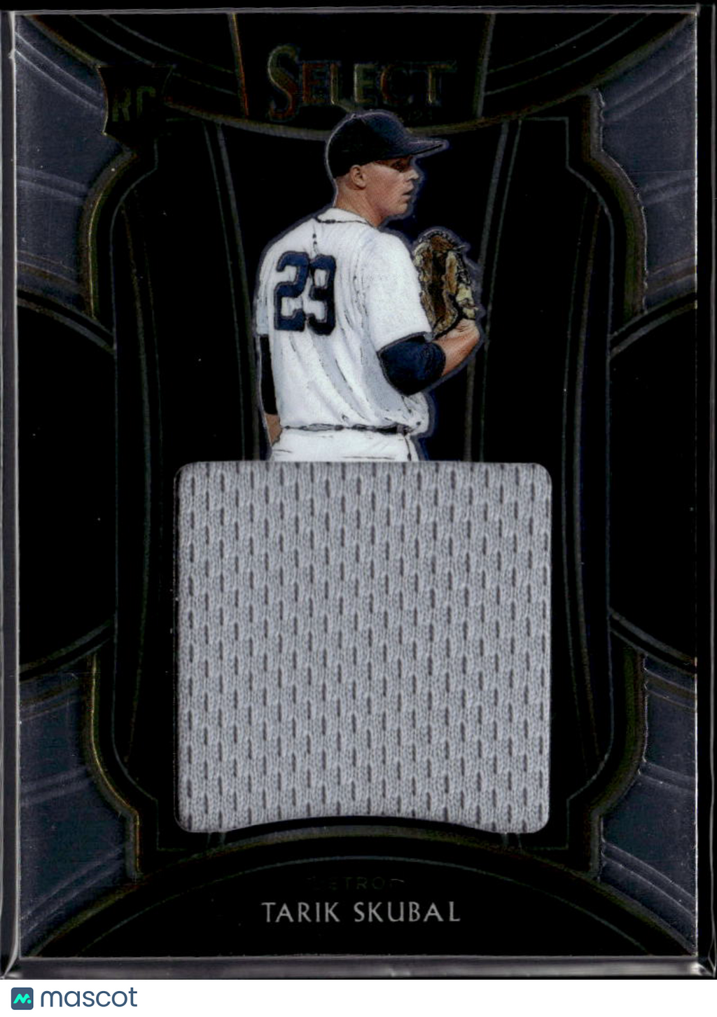 Tarik Skubal 2021 Select Jersey Patch Rookie RC Detroit Tigers