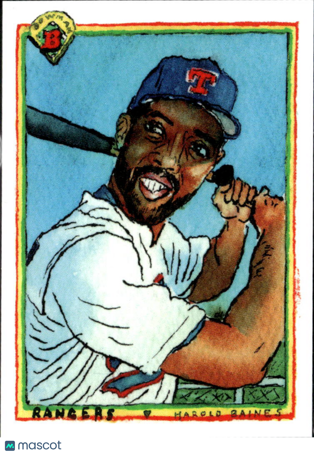 Harold Baines 2025 Topps Shoebox Treasures by Andy Friedman Texas Rangers