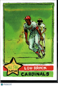 Lou Brock 2025 Topps Shoebox Treasures St. Louis Cardinals