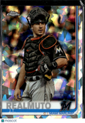 J.T. Realmuto 2019 Topps Chrome Sapphire Refractor Miami Marlins