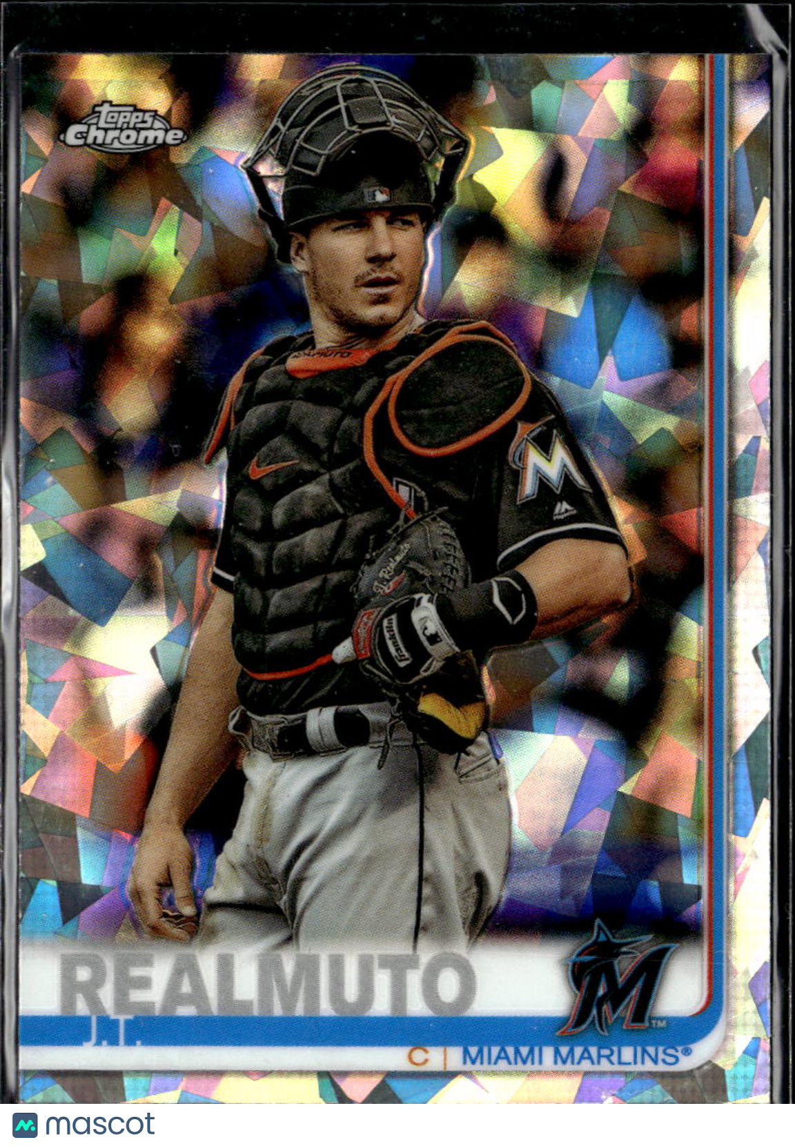 J.T. Realmuto 2019 Topps Chrome Sapphire Refractor Miami Marlins