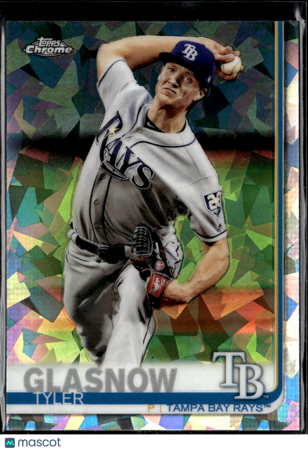 Tyler Glasnow 2019 Topps Chrome Sapphire Refractor Tampa Bay Rays
