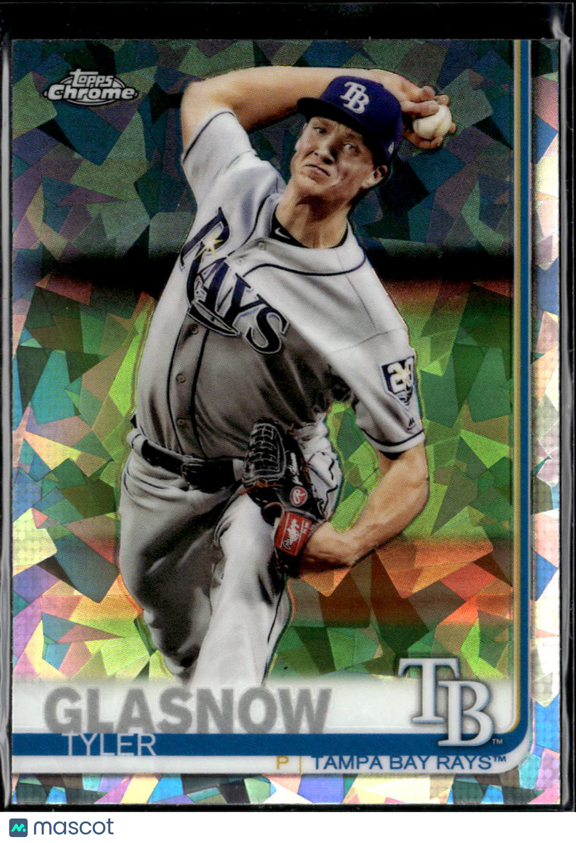 Tyler Glasnow 2019 Topps Chrome Sapphire Refractor Tampa Bay Rays