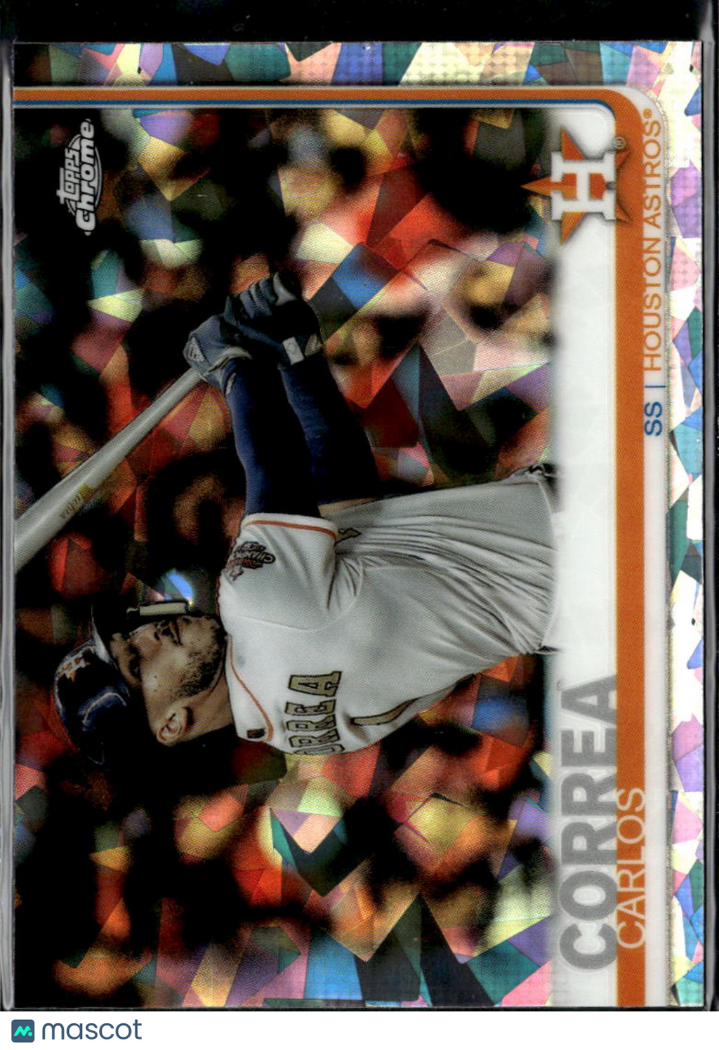 Carlos Correa 2019 Topps Chrome Sapphire Refractor Houston Astros