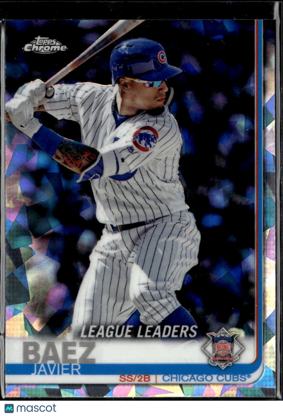 Javier Baez 2019 Topps Chrome Sapphire Refractor Chicago Cubs