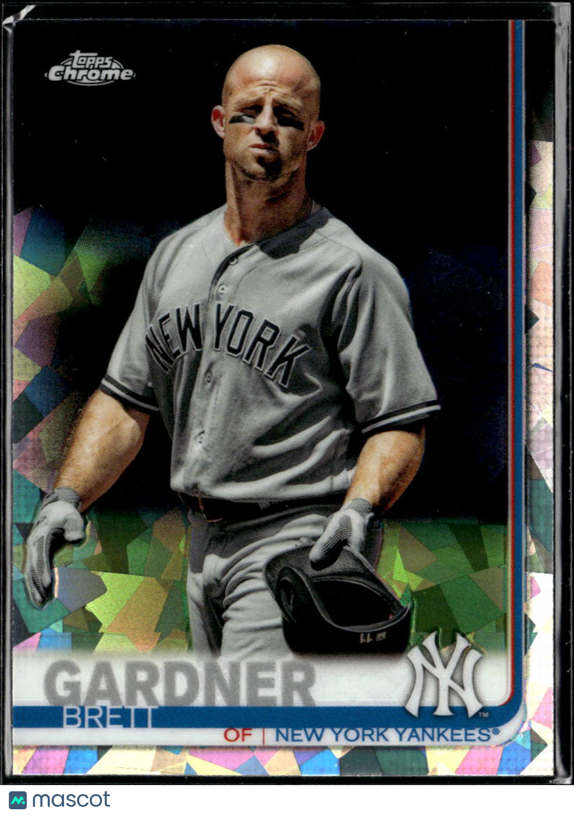 Brett Gardner 2019 Topps Chrome Sapphire Refractor New York Yankees