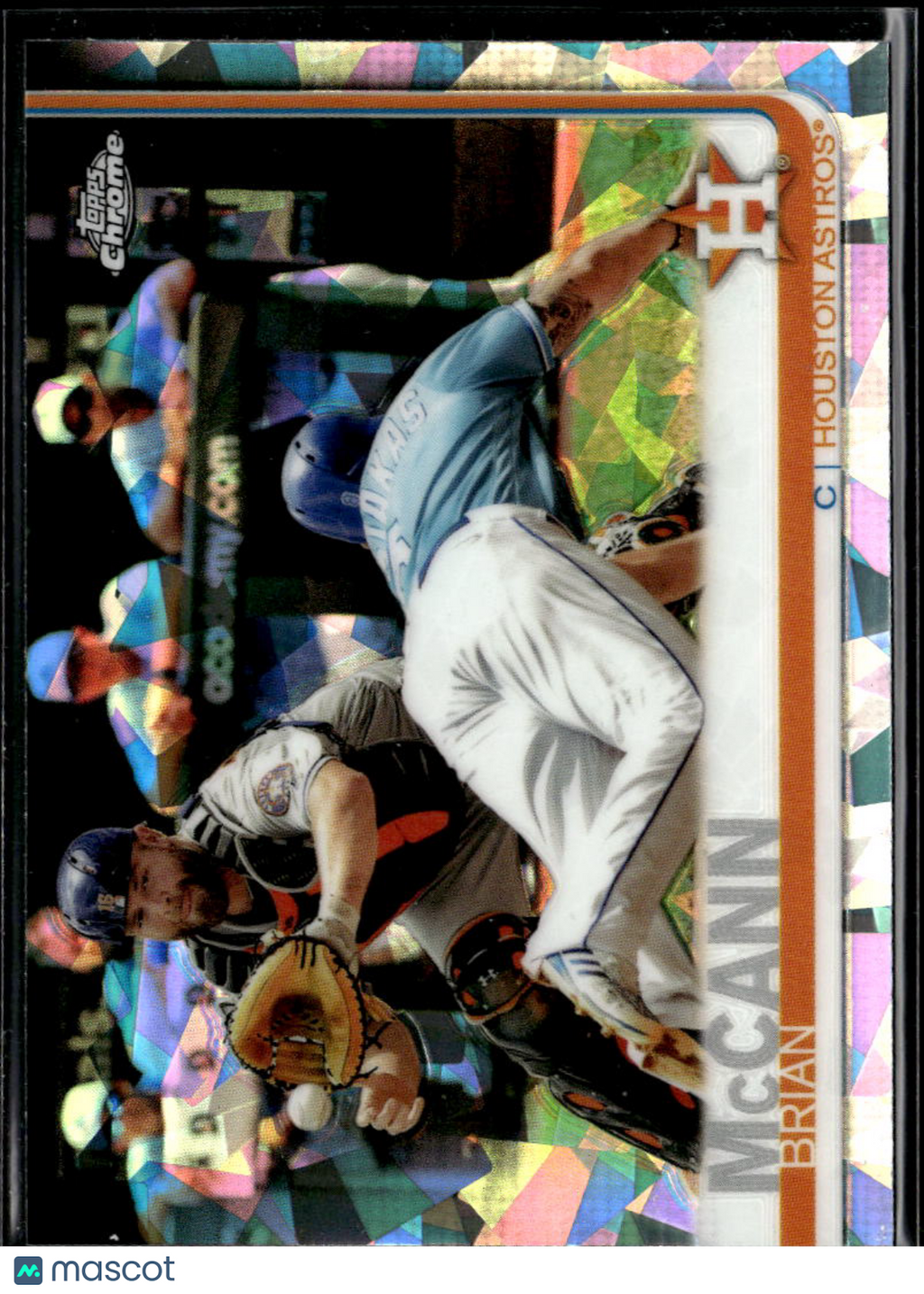 Brian McCann 2019 Topps Chrome Sapphire Refractor Houston Astros