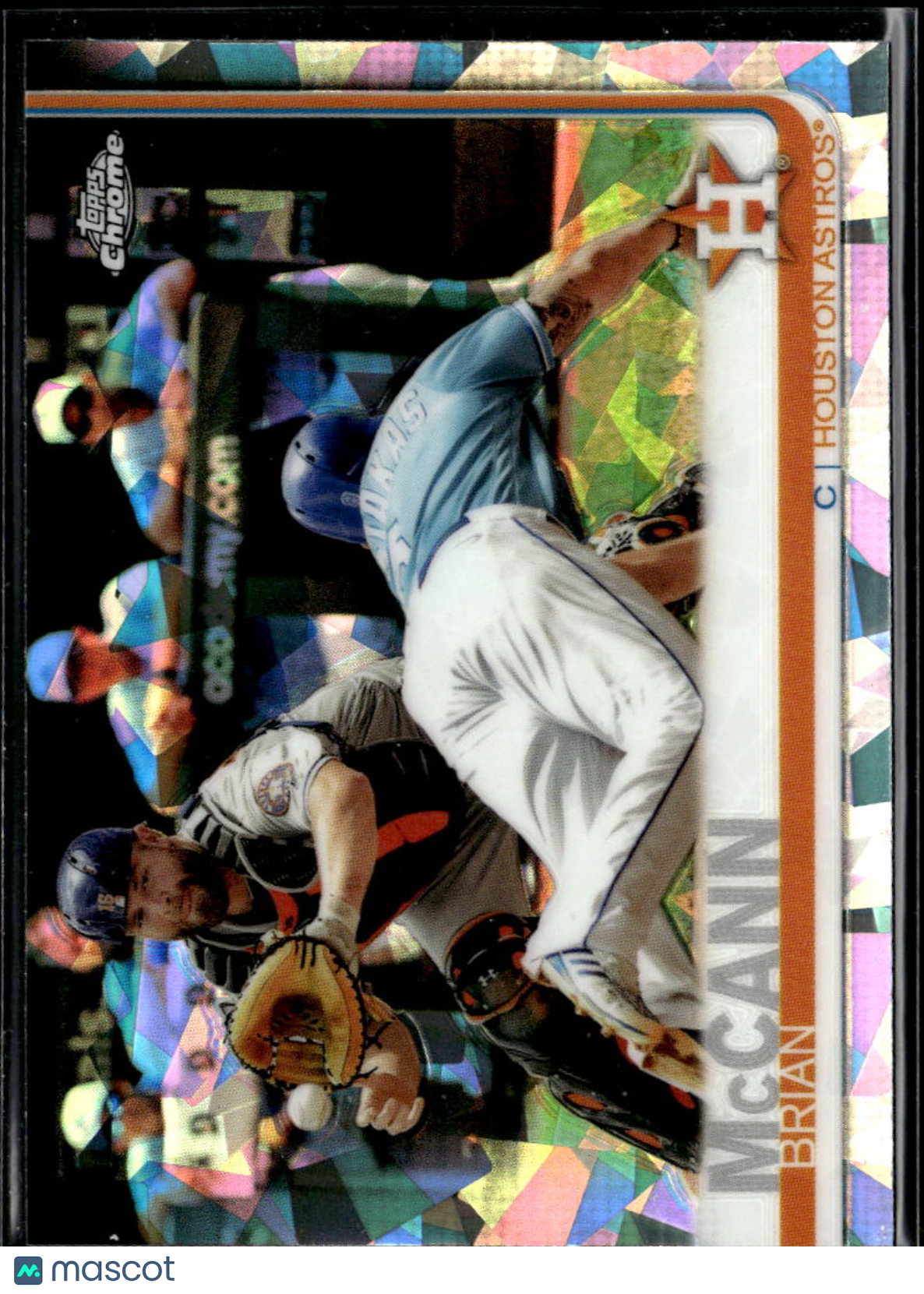 Brian McCann 2019 Topps Chrome Sapphire Refractor Houston Astros