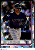 Ian Desmond 2019 Topps Chrome Sapphire Refractor Colorado Rockies