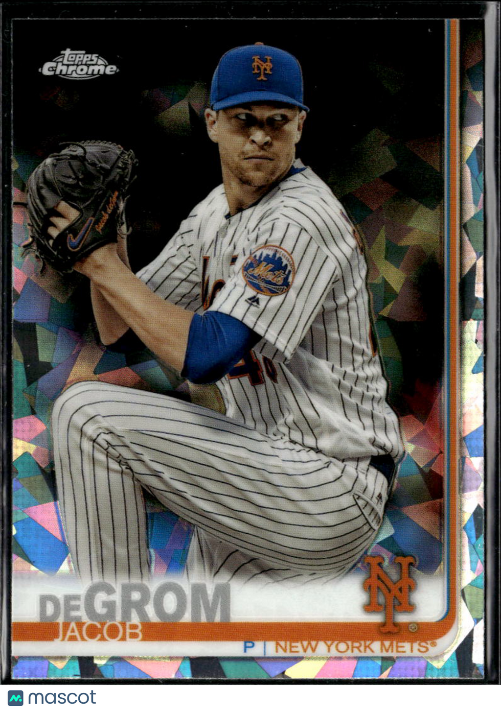 Jacob deGrom 2019 Topps Chrome Sapphire Refractor New York Mets