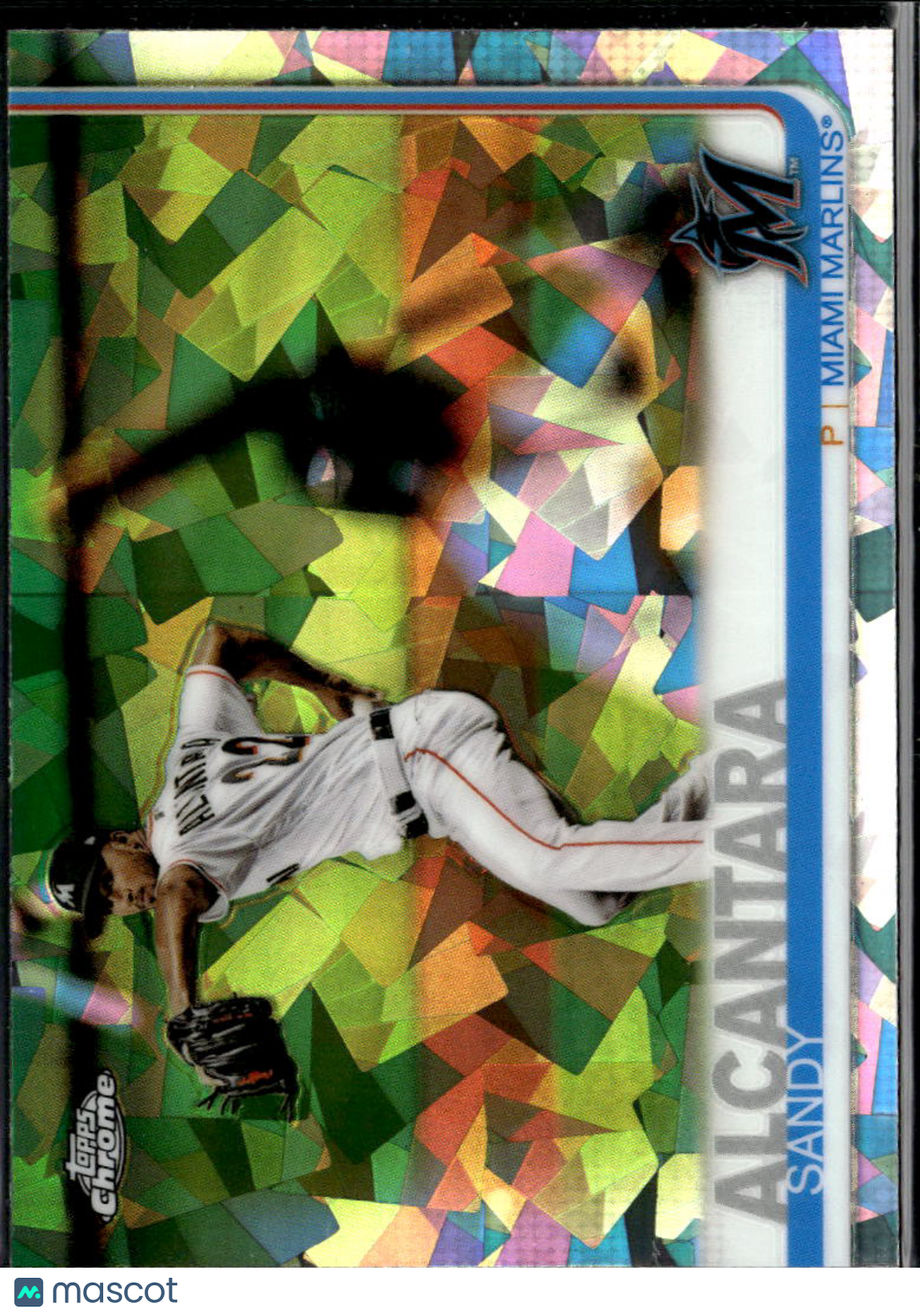 Sandy Alcantara 2019 Topps Chrome Sapphire Refractor Miami Marlins