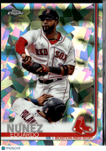 Eduardo Nuñez 2019 Topps Chrome Sapphire Refractor Boston Red Sox