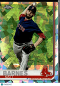 Matt Barnes 2019 Topps Chrome Sapphire Refractor Boston Red Sox