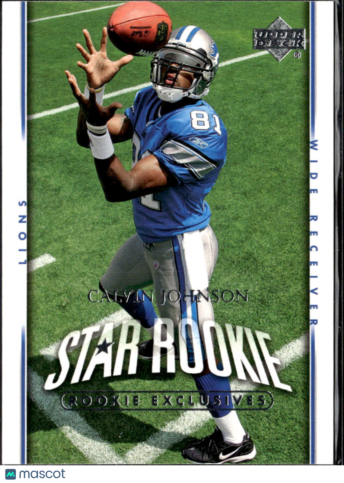 Calvin Johnson 2007 Upper Deck Rookie RC Detroit Lions