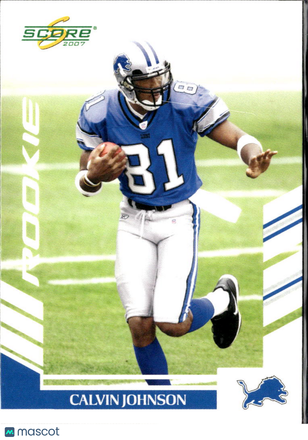 Calvin Johnson 2007 Score Rookie RC Detroit Lions