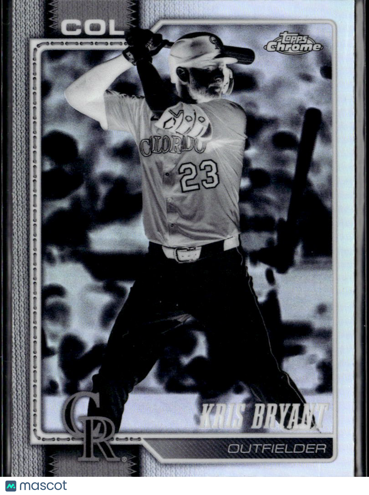 Kris Bryant 2026 Topps Chrome Negative Refractor Colorado Rockies
