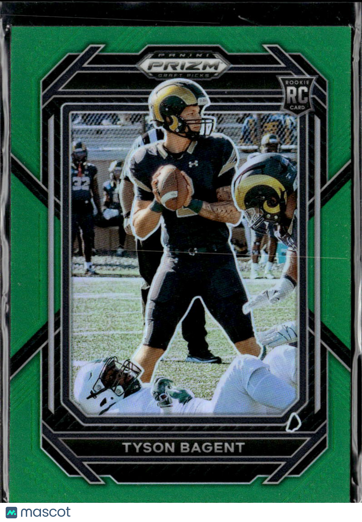Tyson Bagent 2023 Panini Prizm Draft Picks RC Green Rookie Bears