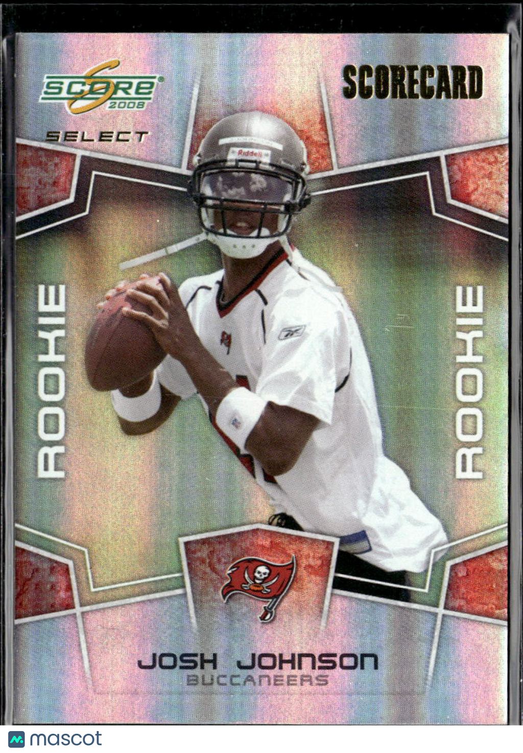 Josh Johnson 2008 Score Select Scorecard RC 69/100 Tampa Bay Buccaneers