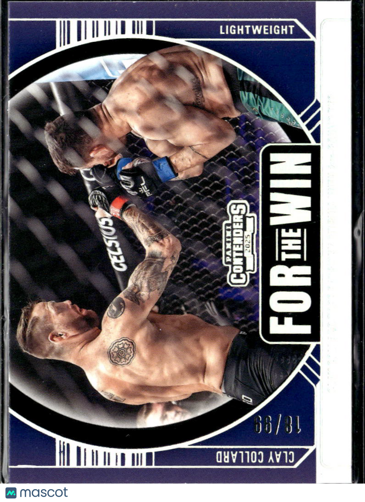 Clay Collard 2025 Panini Contenders PFL For The Win 18/99