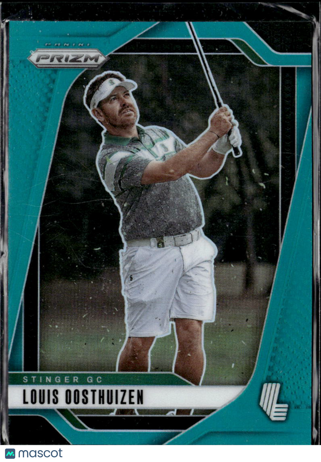 Louis Oosthuizen 2025 Panini Prizm LIV Golf Teal 135/275 Stinger GC