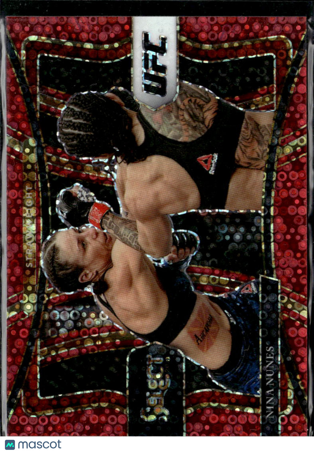 Nina Nunes 2021 Panini Select UFC Red Disco Prizm 117/119