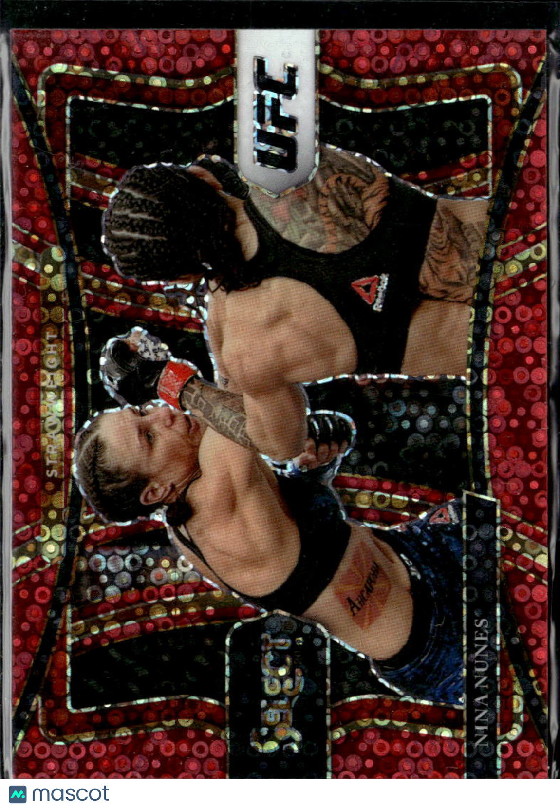 Nina Nunes 2021 Panini Select UFC Red Disco Prizm 117/119