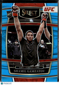 Shamil Gamzatov 2022 Panini Select UFC RC Light Blue Rookie 170/199